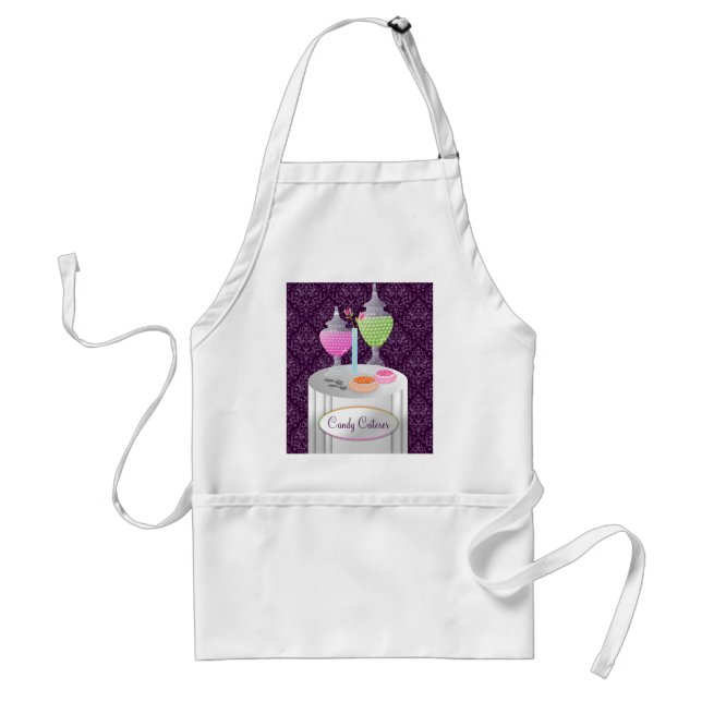 311-Candy Caterer | Purple Standard Apron (Front)