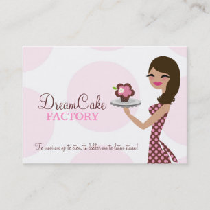 311 Carlie the Cupcake Cutie Brunette BusinessCard Business Card