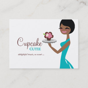 311 Carmella the Cupcake Cutie Gift Box Blue Business Card