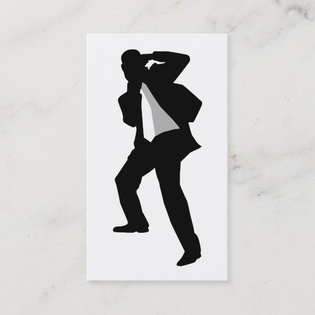 311-Caught in the Act-ion Shot Photographer Business Card (Front)