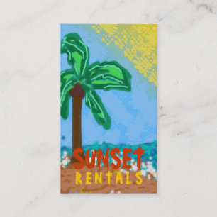 311-CHRISTY'S BEACH ORANGE BUSINESS CARD