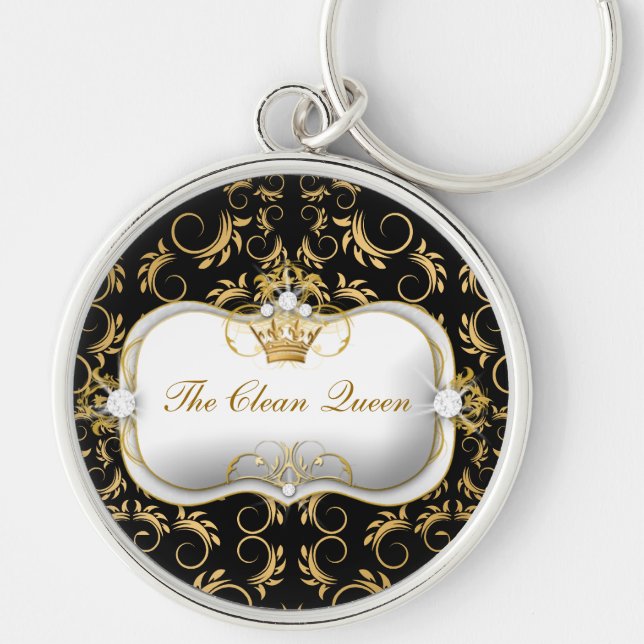 311 Ciao Bella Golden Divine Black Key Ring (Front)