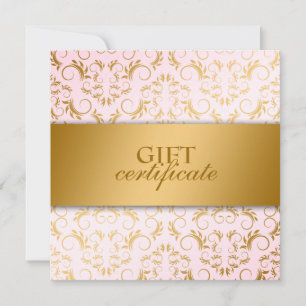 311-Ciao Bella Golden Divine Pink Gift Certificate