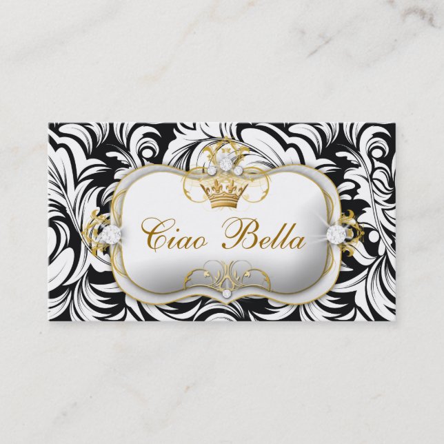 311 Ciao Bella Lavish Background Business Card (Front)