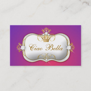 311 Ciao Bella Purple Fade Business Card