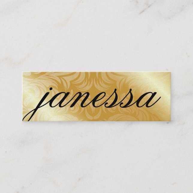 311-Custom Name Business Card Brown Sugar (Front)