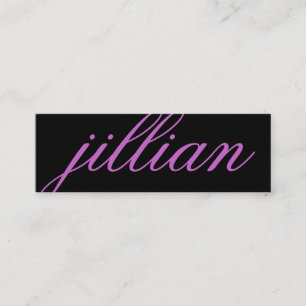 311 Custom Name Business Card Purple