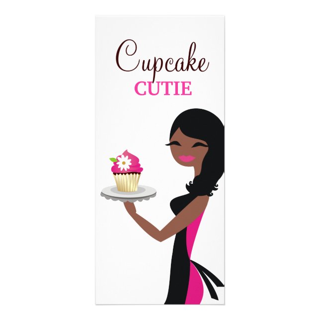 311 Daisy the Cupcake Cutie African American Rack Card (Front)