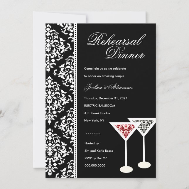 311-Damask Glass Invitation (Front)