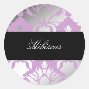311-Damask Shimmer Lilac Sticker