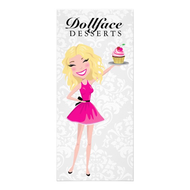 311 Dollface Desserts Blondie Damask Menu (Front)