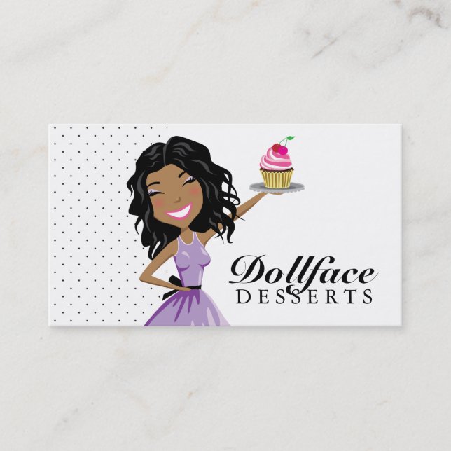 311 Dollface Desserts Ebonie Business Card (Front)
