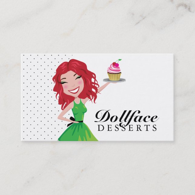 311 Dollface Desserts Rubie Business Card (Front)