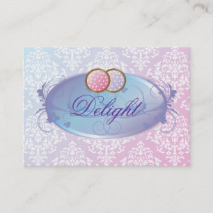 311-Dreamy Purple Delight Cookies Business Card