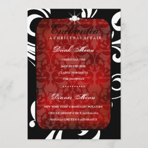 311-Enchanted Red Swanky Swirl Dinner / Drink Menu