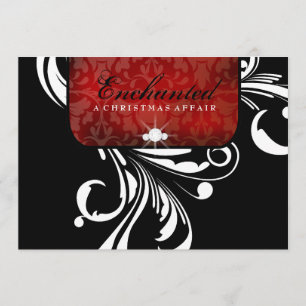 311-Enchanted Red_Swanky Swirls Invitation