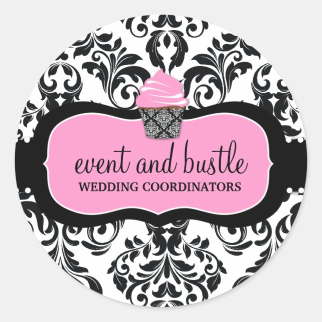 311 Event & Bustle Cupcake Classic Round Sticker (Front)