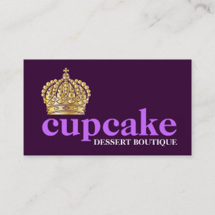 311 Fashionably Bold Tiara Purple Business Card