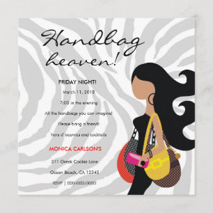 311-Fashionista Handbag Heaven Invitation