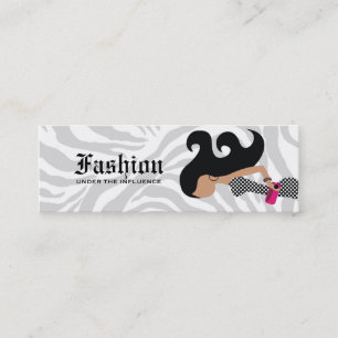 311-Fashionista Hangtag Mini Business Card