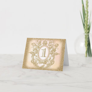 311 First Birthday Once Upon a Time Thank You Card