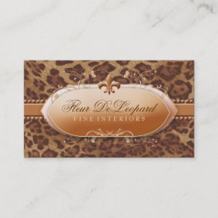 311 Fleur De Leopard Business Card