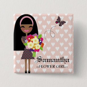 311-FLOWER GIRL PIN AFRICAN AMERICAN