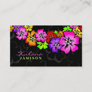 311-Flower Shower Lei Business Card