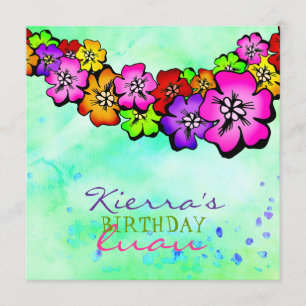 311 Flower Shower Lei Invitation   Water