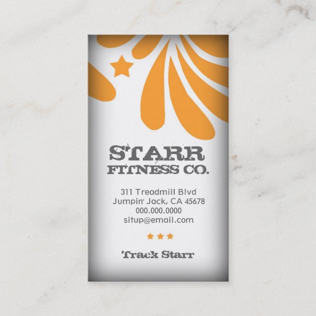 311  FRESHTASTIC ORANGE BUSINESS CARD (Front)