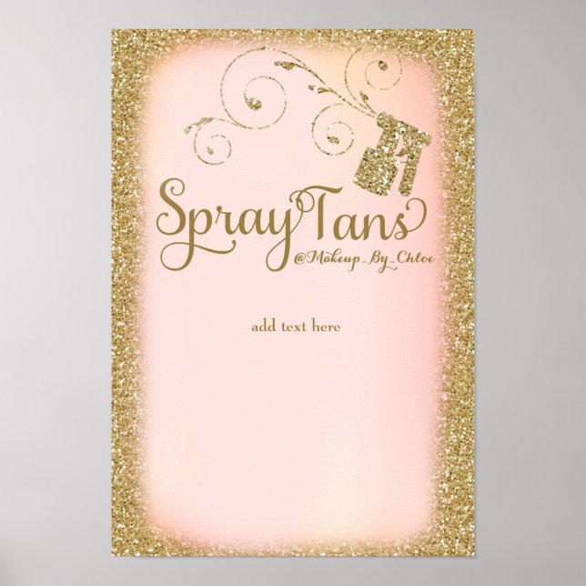 311 Glitter Spray Tan Poster 11x17 (Front)