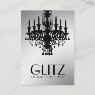 311-Glitz Boutique - Festive Gold Business Card