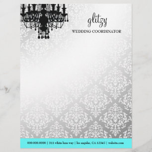 311 Glitzy Chic Boutique Turquoise Letterhead