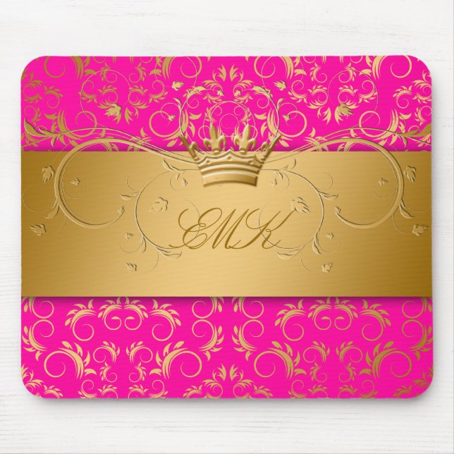311-Golden diVine Passion Pink mousepad (Front)