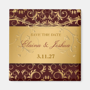 311-Golden diVine Save the Date Magnet
