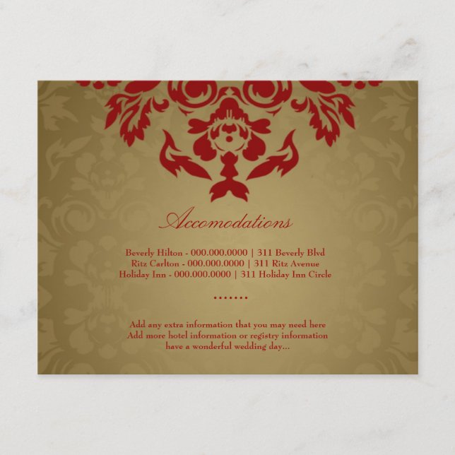 311-Golden Flame Accommodation Card (Front)