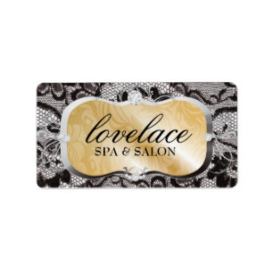311 Golden Platter Lace Label