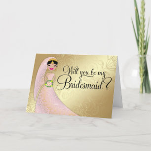 311 Henna Ornate Blush Pink Dress Brunette Indian Invitation