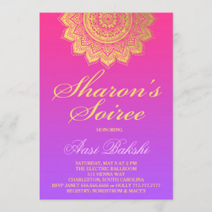 311 Henna Pink Purple Ombre Sharon's Invitation