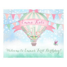 311 Hot Air Balloon Welcome Sign