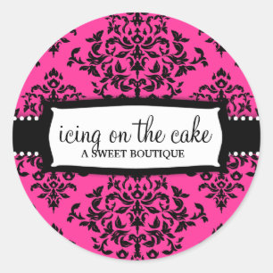 311 Icing on the Cake Hot Pink Classic Round Sticker