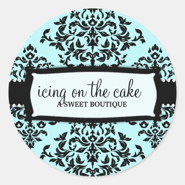 311 Icing on the Cake Something Blue Classic Round Sticker (Front)
