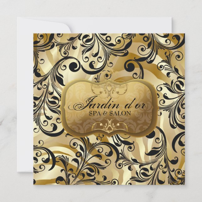 311-Jardin d'or with Zebra Gift Certificate (Front)