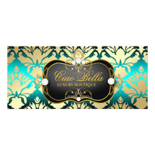 311 Jet Black Ciao Bella Aqua Sass Rack Card