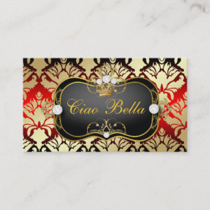 311 Jet Black Ciao Bella Cherry Sass Business Card