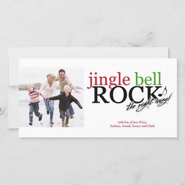311 Jingle Bell Rock the Night Away Holiday Card (Front)