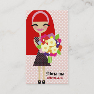 311 KILA FLOWER & BUTTERFLY INTERCHANGEABLE HAIR BUSINESS CARD