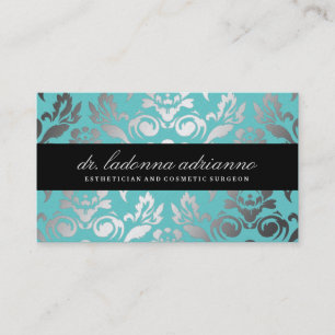 311 Ladonna Damask Topaz Business Card