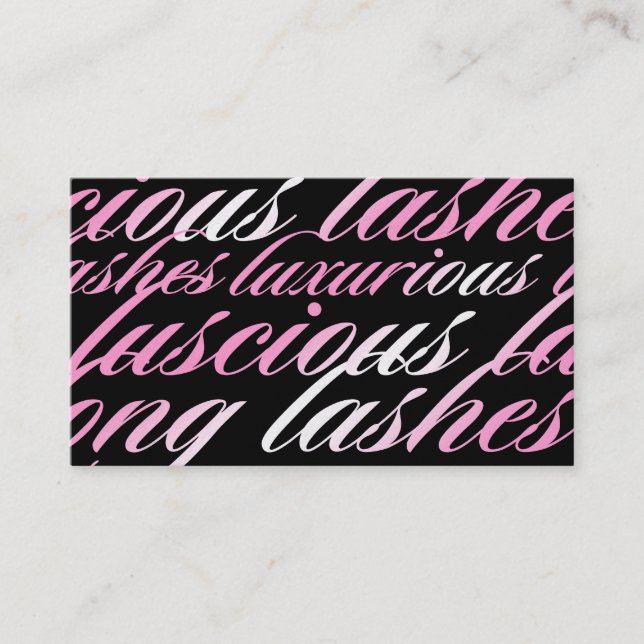 311 Lash Extensions Business Card (Front)