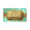 311 Lavish Golden Damask Shimmer Turquoise